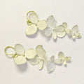Sterling Silver 3 Part Hydrangea Earrings