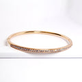 Rose Gold Diamond Bangle