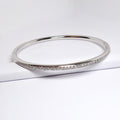 White Gold Diamond Bangle