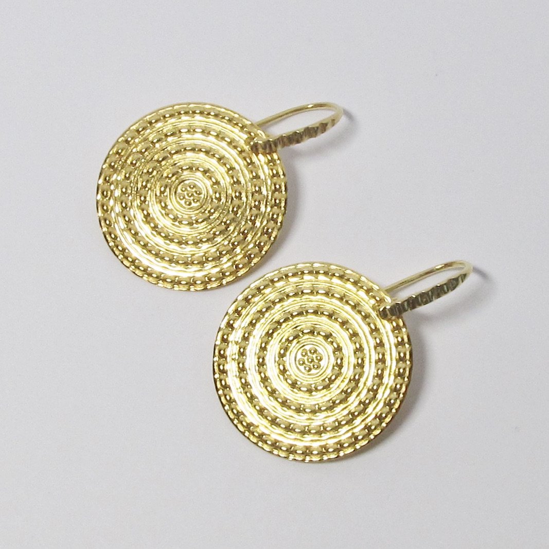 18k Yellow Gold Earrings