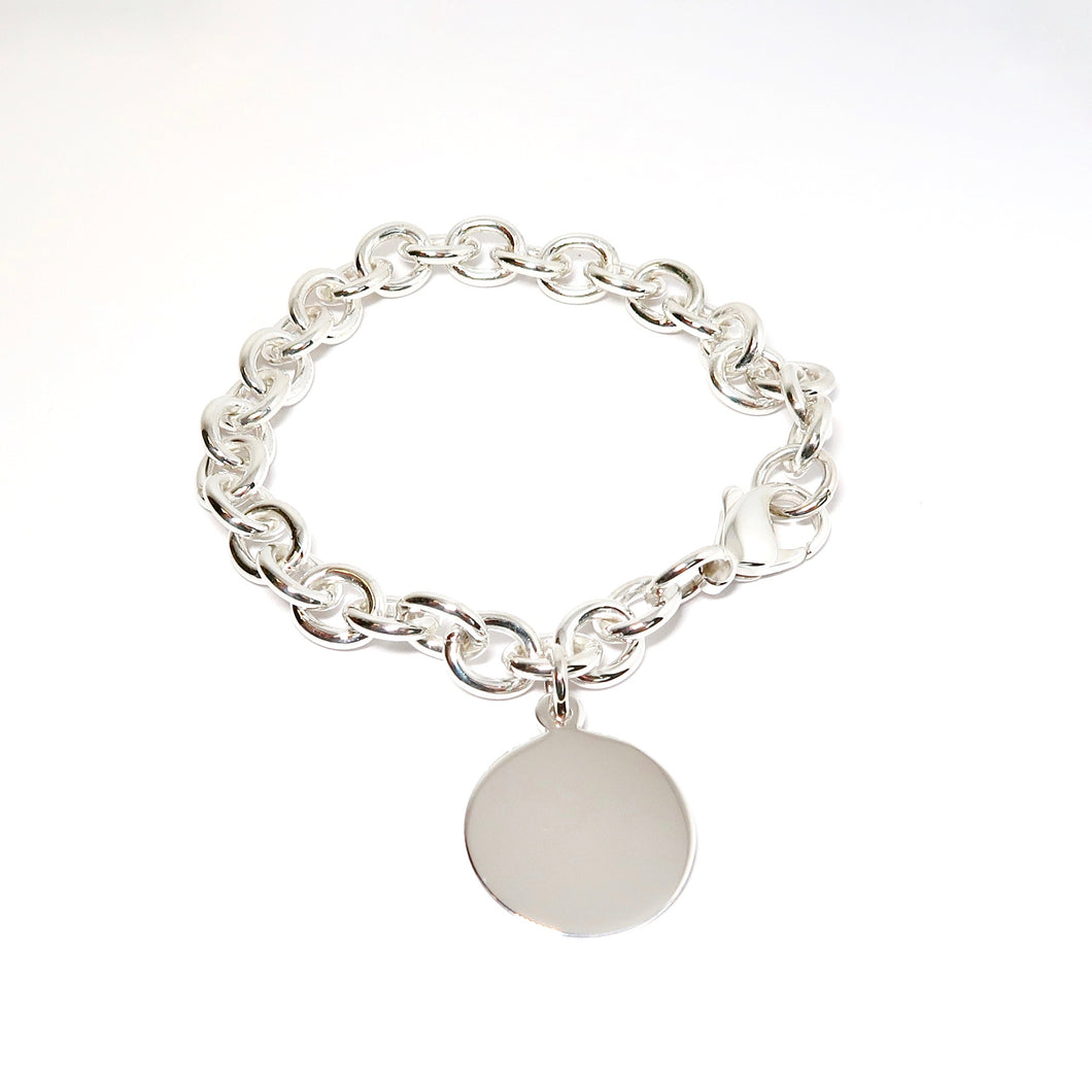 Sterling Silver Cable Chain Bracelet