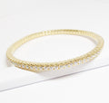 zDiamond Stretch Bracelet/Bangle (Available in White Gold and Yellow Gold)
