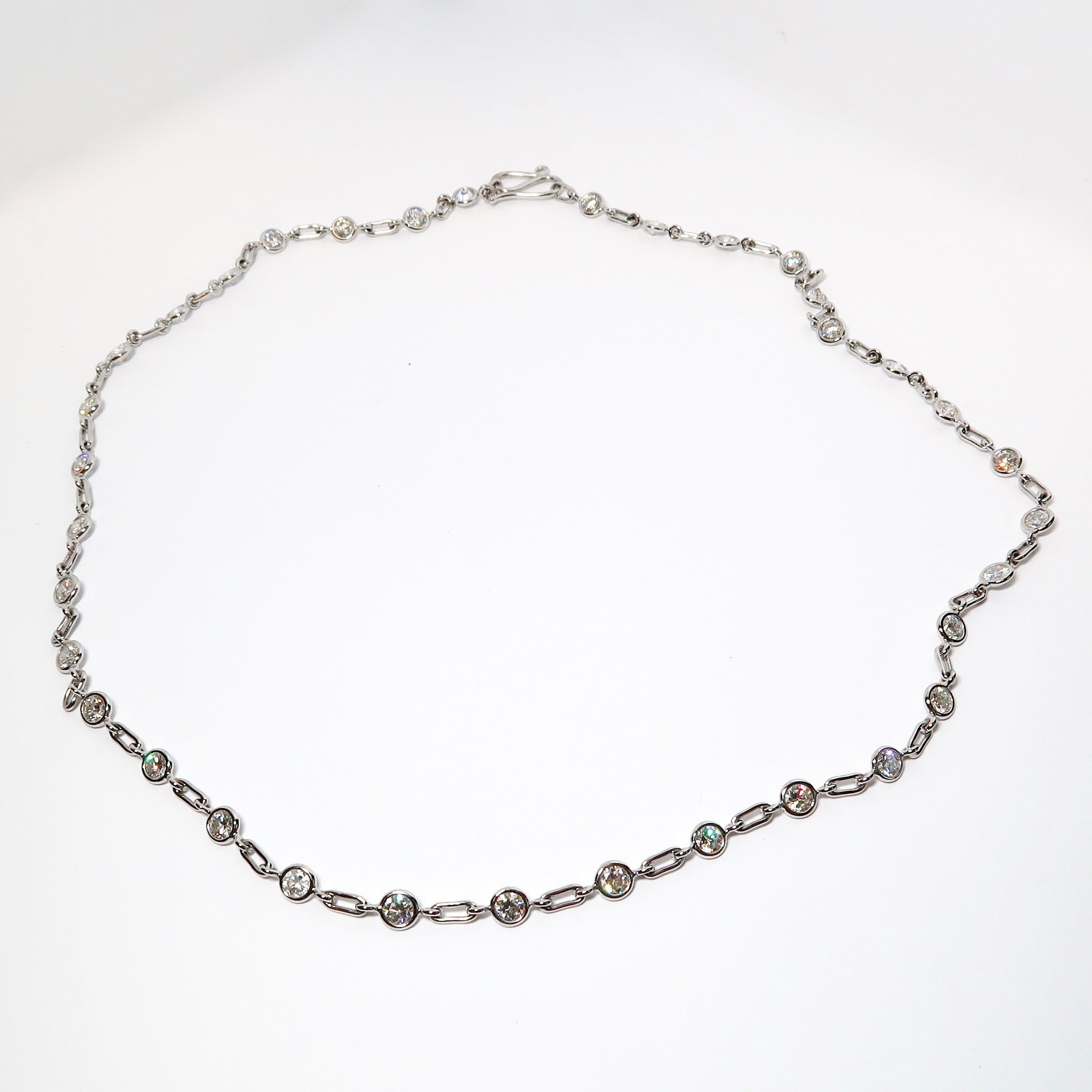 Diamond By The Yard Delicate Necklace 5.5ct