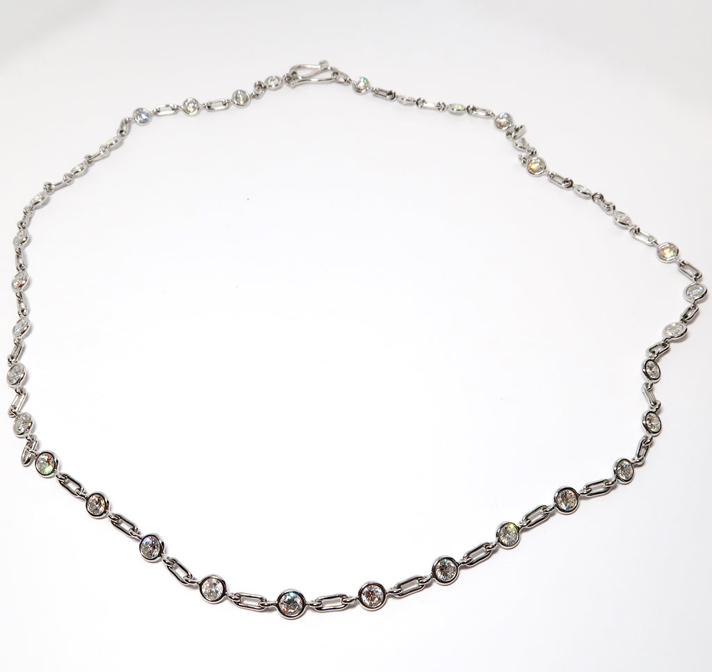 Diamond By The Yard Delicate Necklace 5.5ct
