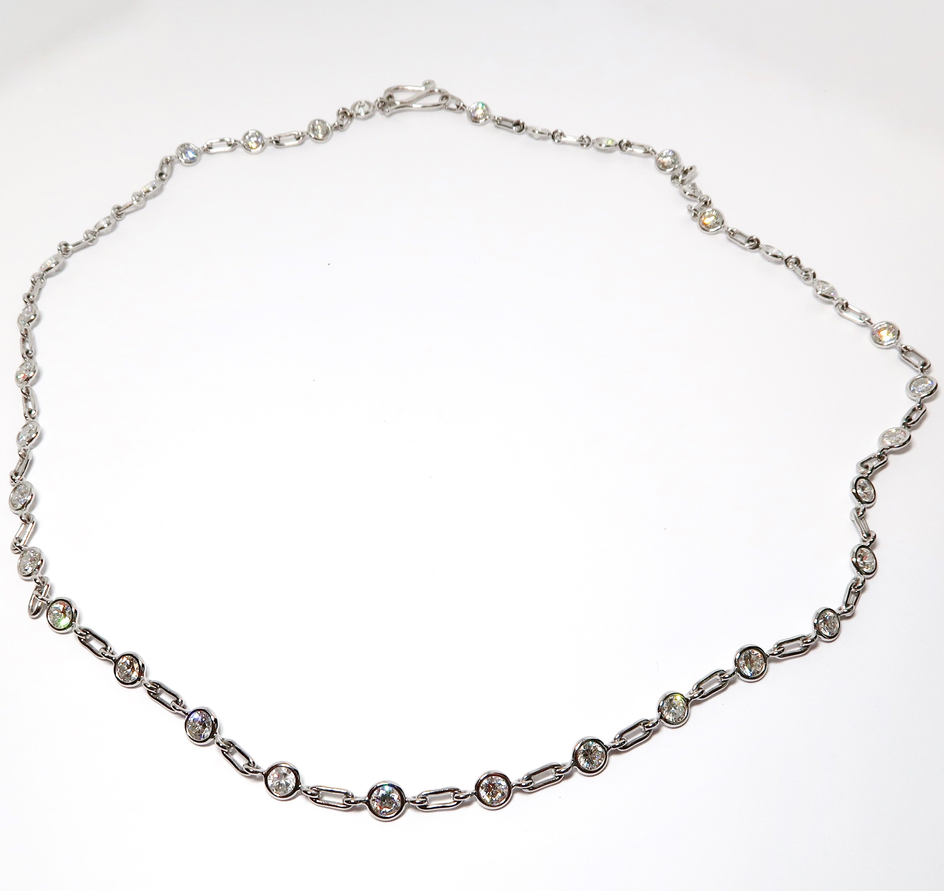 Diamond By The Yard Delicate Necklace 5.5ct