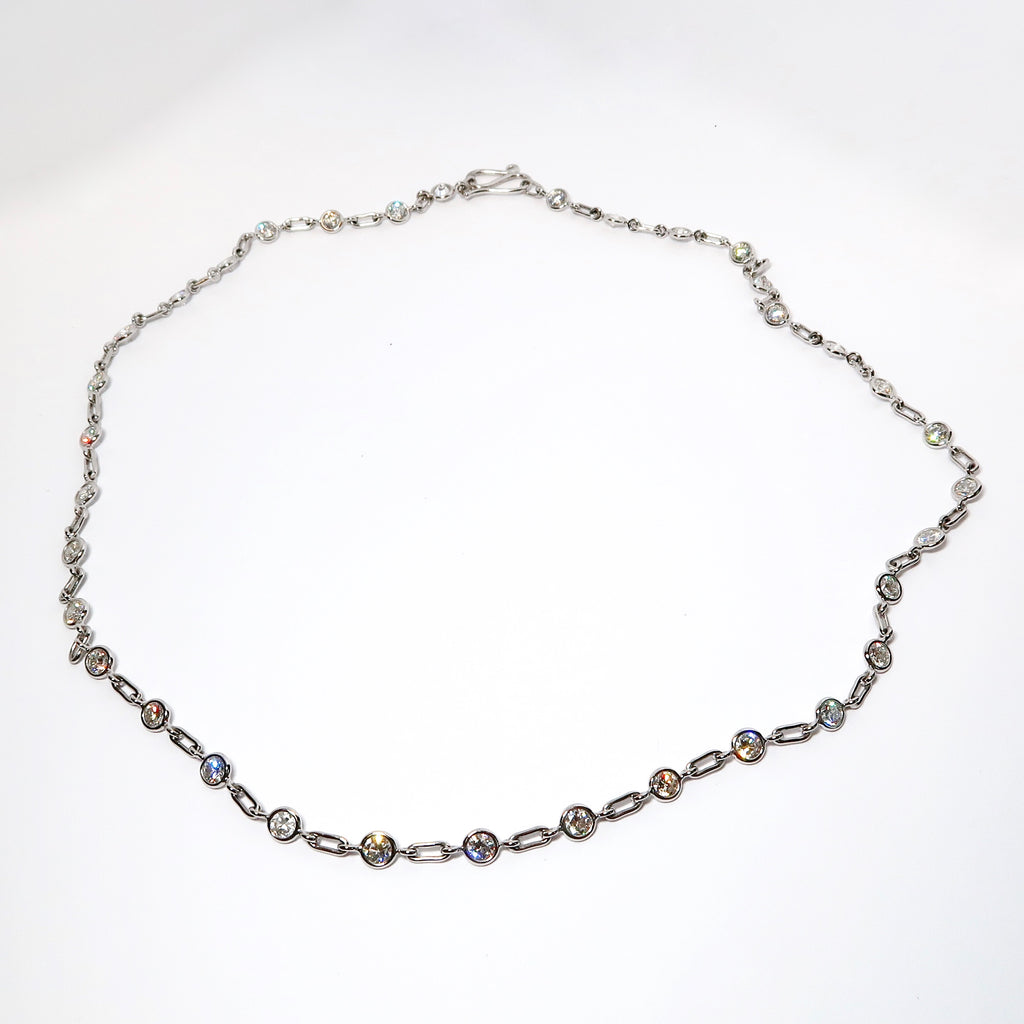Diamond By The Yard Delicate Necklace 5.5ct