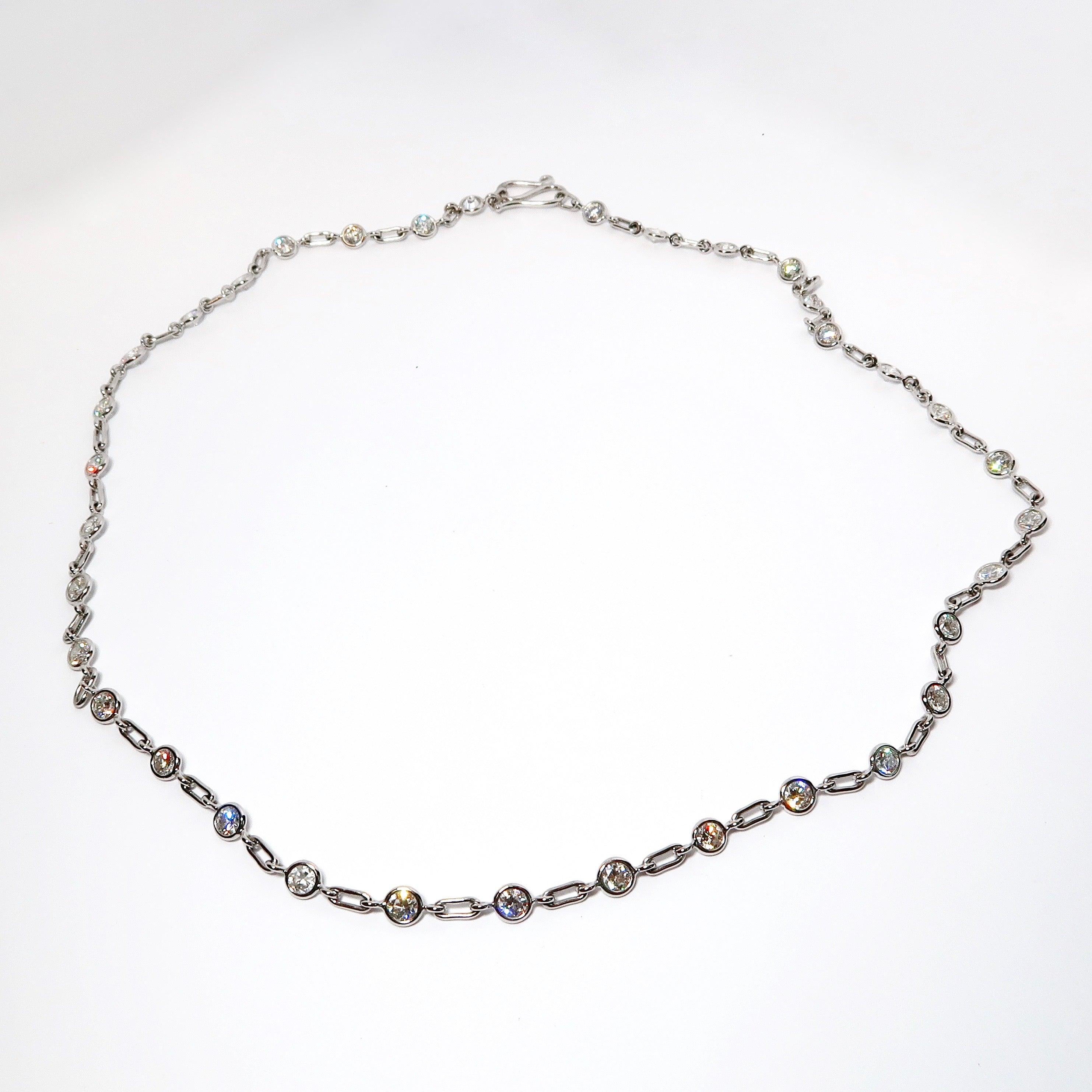 Diamond By The Yard Delicate Necklace 5.5ct
