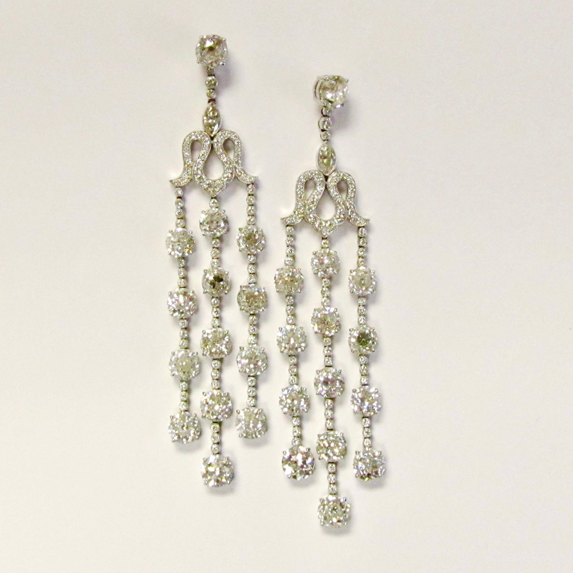 Diamond Dangle Earrings