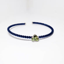 Load image into Gallery viewer, Blue Bangle with Charm
