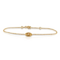 Gold Bracelet with Diamonds