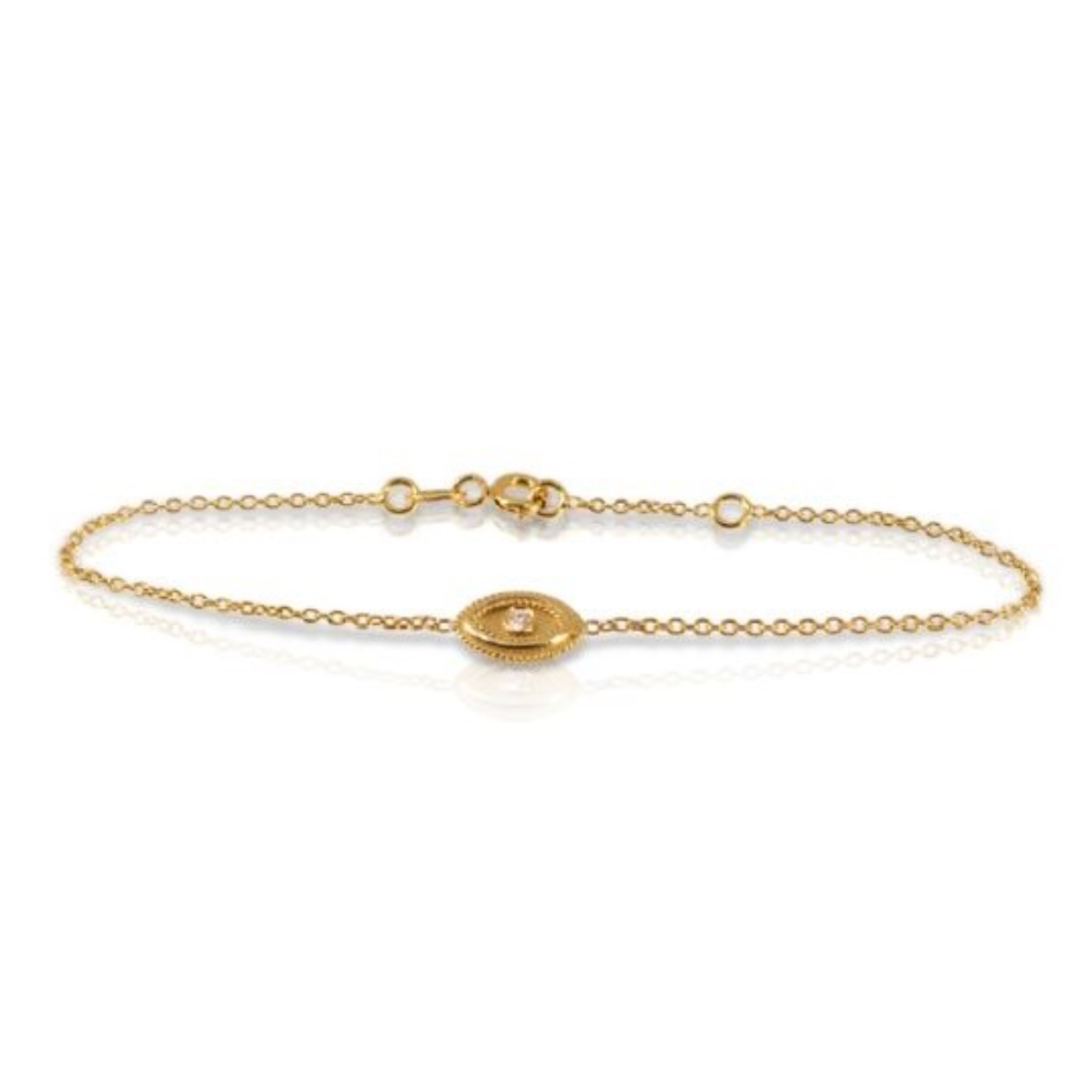 Gold Bracelet with Diamonds