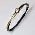 Eclipse Hinged Cuff Bracelet