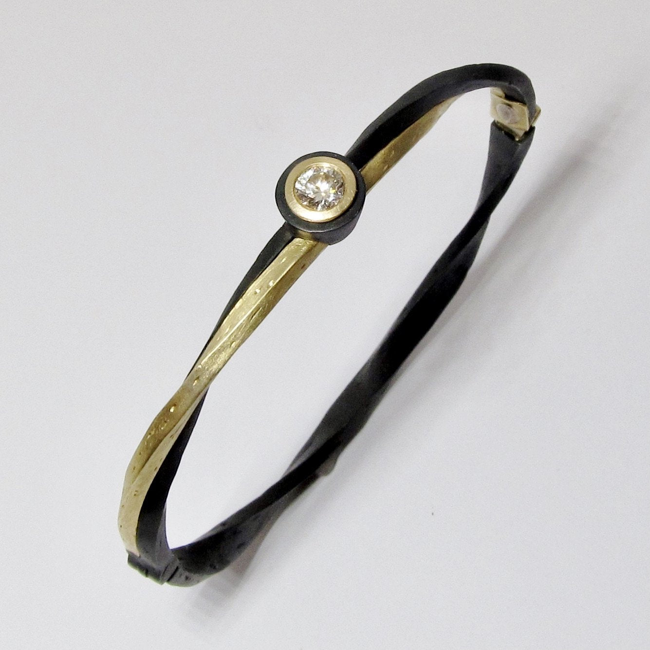 Eclipse Hinged Cuff Bracelet