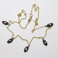 Arches 5 Stone Cobalt Chrome Necklace