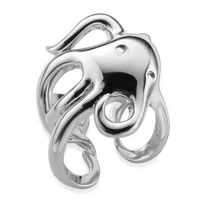 Sterling Silver Octopus Ring