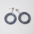 Sapphire & Diamond Earrings