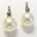 Pearl & Diamond Earrings