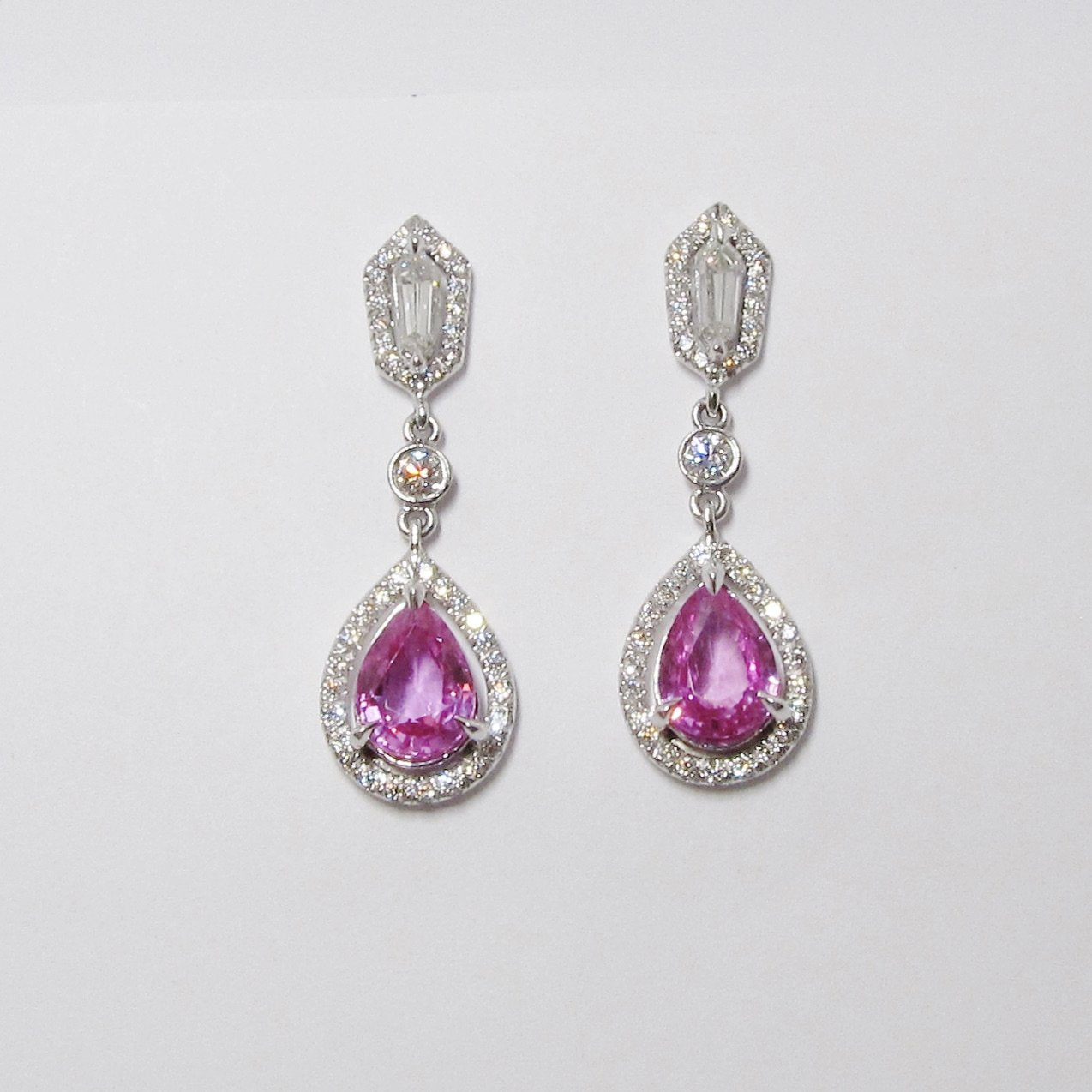 Sapphire & Diamond Earrings