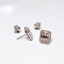 Load image into Gallery viewer, Rectangular Shape Diamond Earrings
