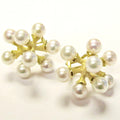 Small Jacks, Pink Akoya Pearl Earrings