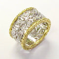 18k Yellow & White Gold Diamond Ring