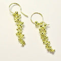 18k Yellow Gold 1" Seed Earrings