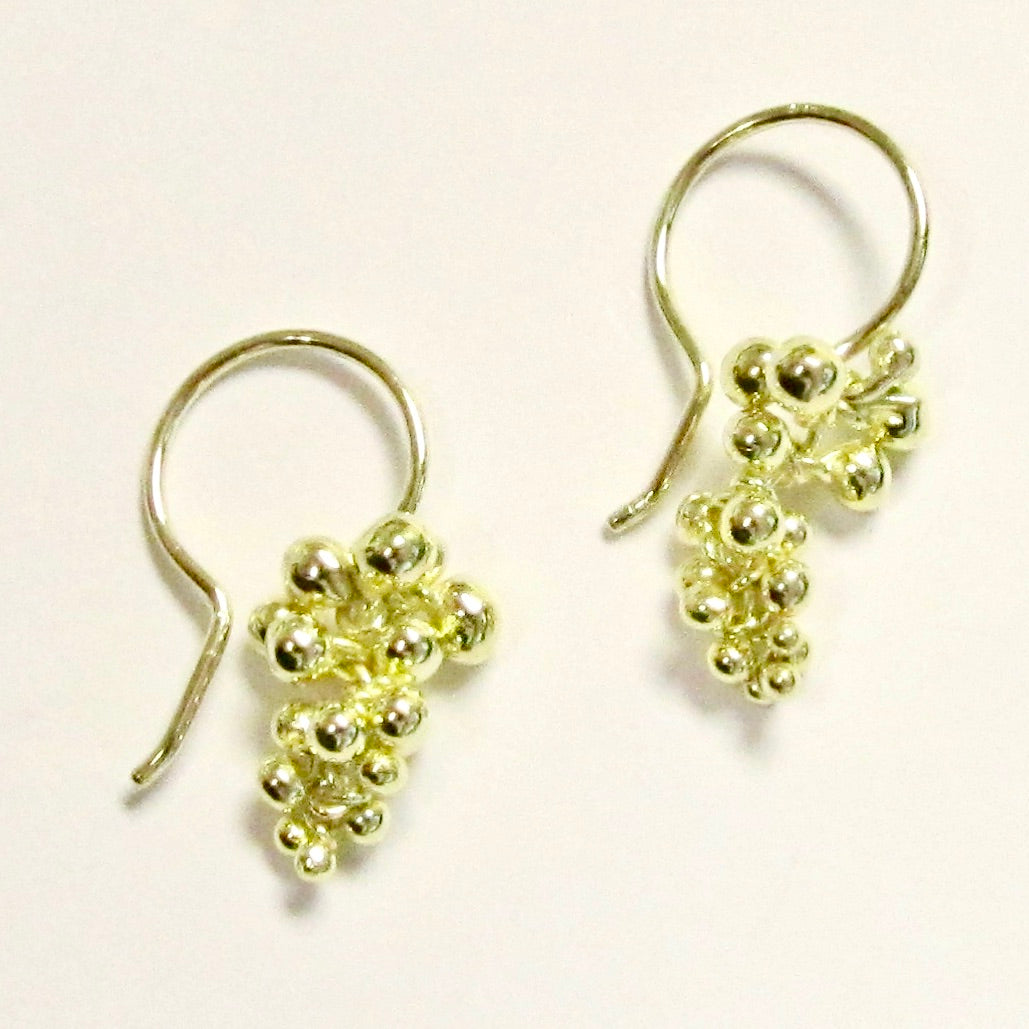 18k Yellow Gold Small Seed Earrings