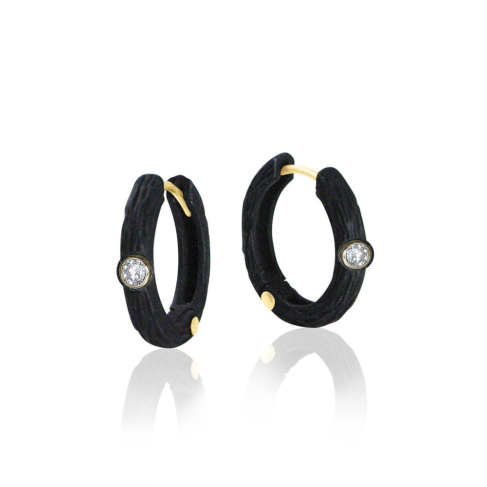 Pebble Small Hinged Hoops