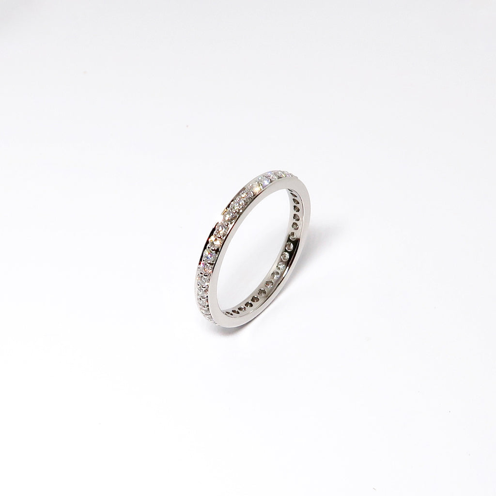 Platinum Diamond Eternity Band