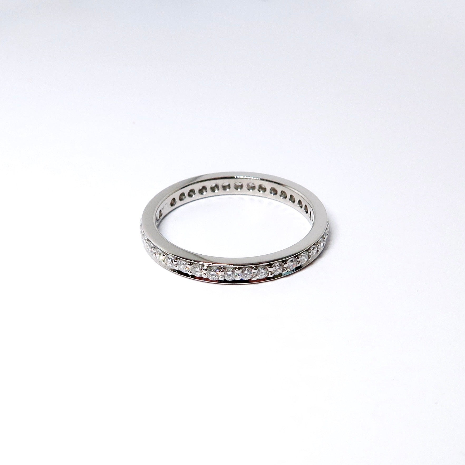 Platinum Diamond Eternity Band