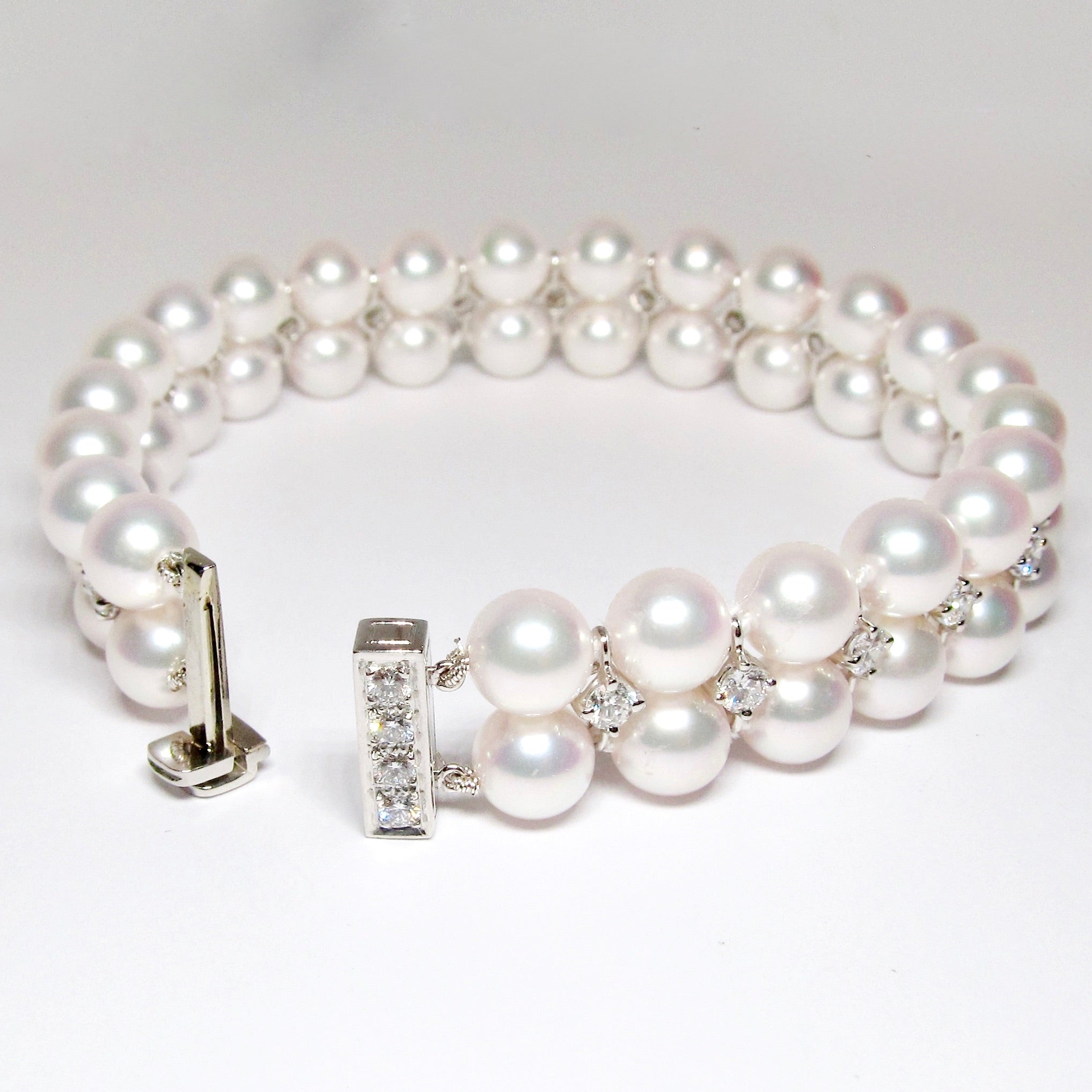 Pearl & Diamond Bracelet