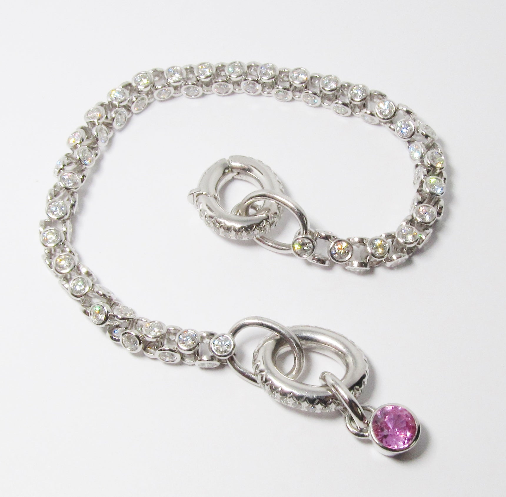 18k White Gold & Diamond Bracelet