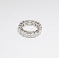 Diamond Eternity Band, 18 Radiant Cut Diamonds