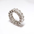 Diamond Eternity Band, 15 Emerald Cut Diamonds