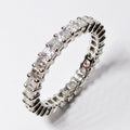 Asscher Cut Diamond Band