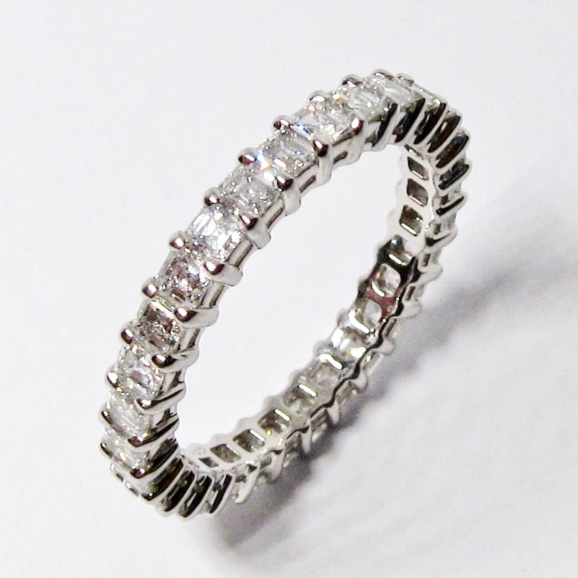 Asscher Cut Diamond Band