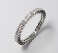 Asscher Cut Diamond Band
