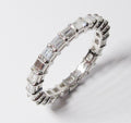 Emerald Cut Diamond Band