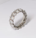 Diamond Eternity Band, 15 Oval Cut Diamonds