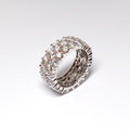 Wide Diamond Eternity Band