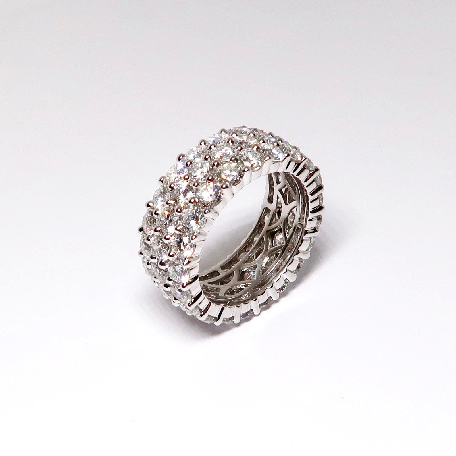 Wide Diamond Eternity Band