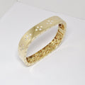 18k Yellow Gold Diamond Bangle