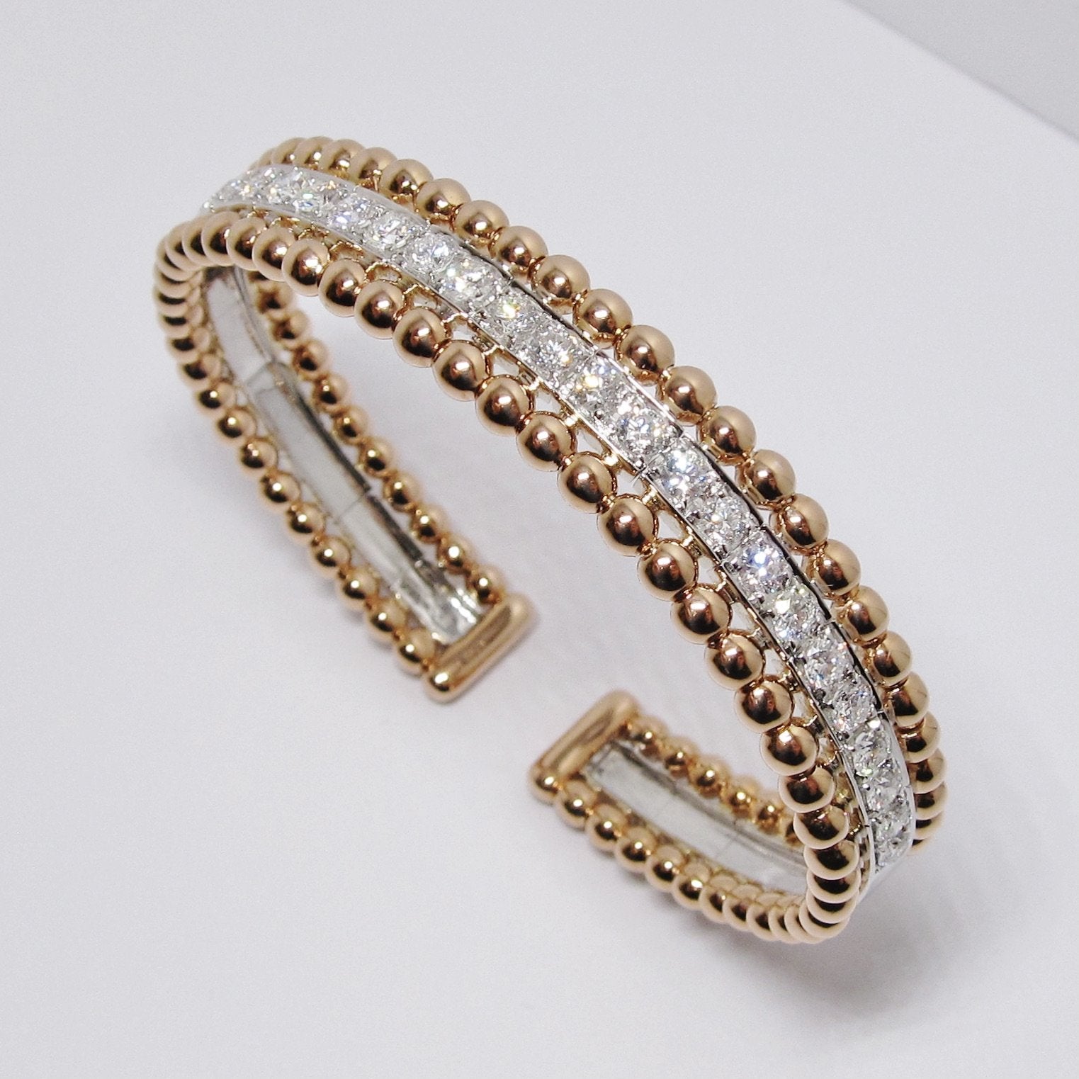 18k Rose & White Gold Diamond