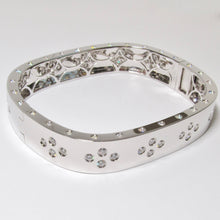 Load image into Gallery viewer, 18k White Gold Diamond Bangle Bracelet
