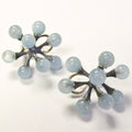 Single Jacks, Aquamarine, Earrings