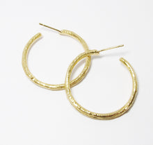 Load image into Gallery viewer, Olive Branch Hoop Earrings
