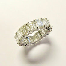 Load image into Gallery viewer, Emerald Cut Diamond Band Ring
