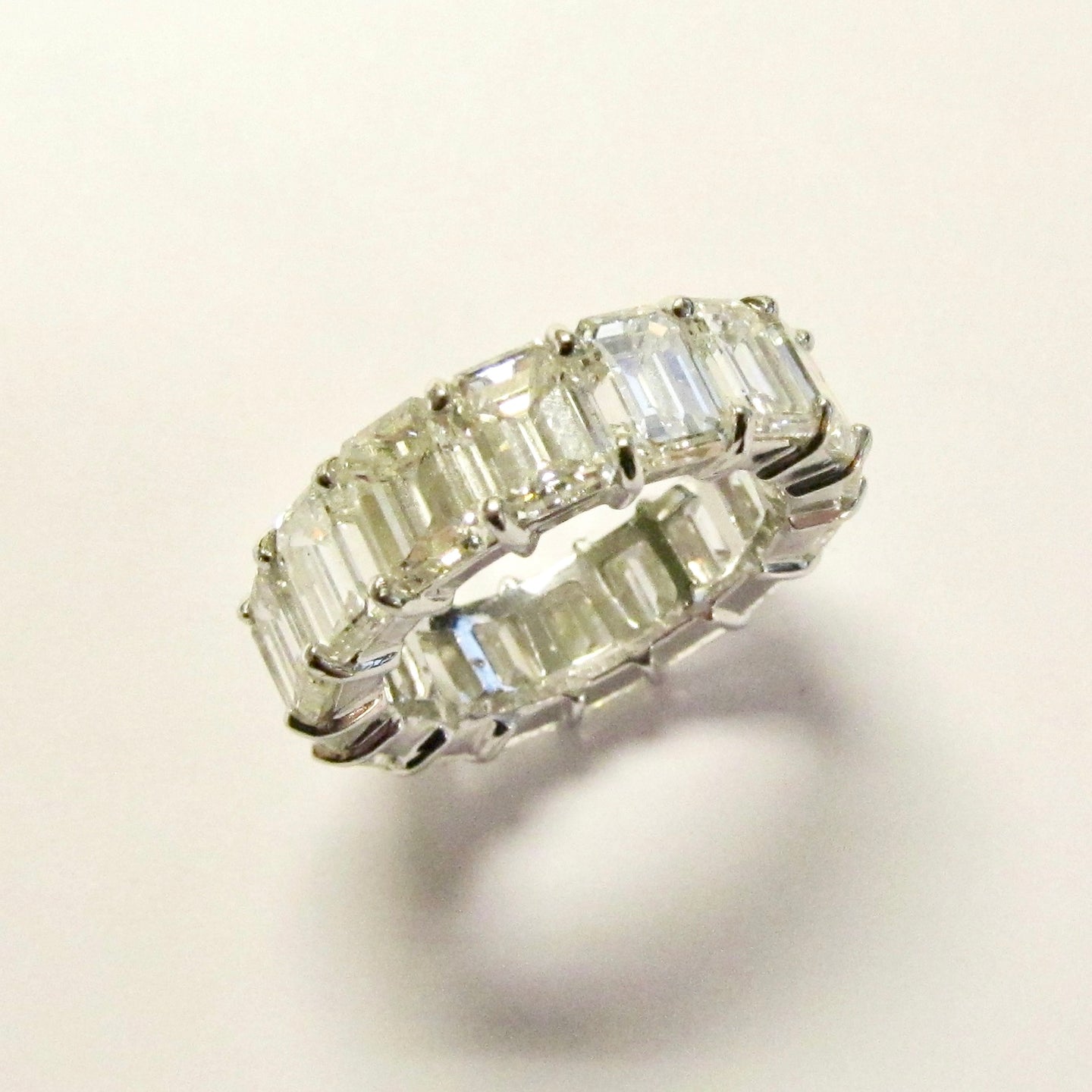 Emerald Cut Diamond Band Ring