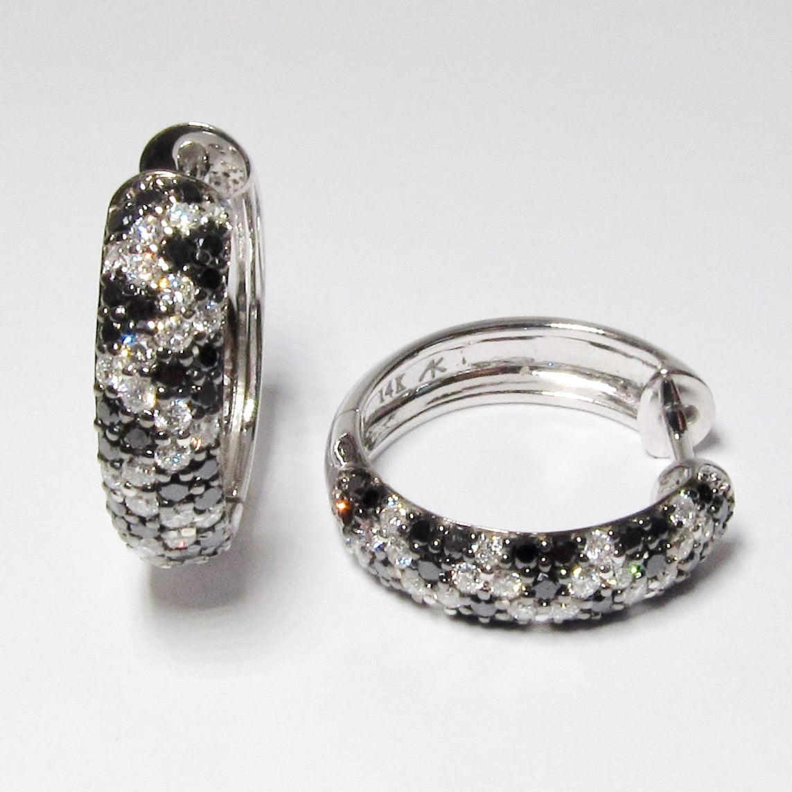 Black & White Diamond Earrings