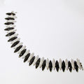 Black + White Diamond Marquise Design Bracelet